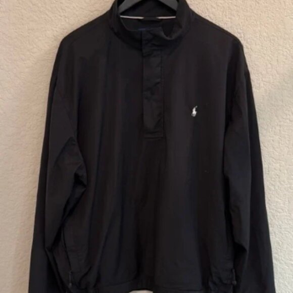 Polo by Ralph Lauren Classic Black Windbreaker size XL